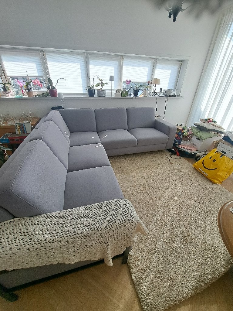 Bankstel z.g.a.n, Huis en Inrichting, Ophalen, Gebruikt, Hoekbank, 75 tot 100 cm