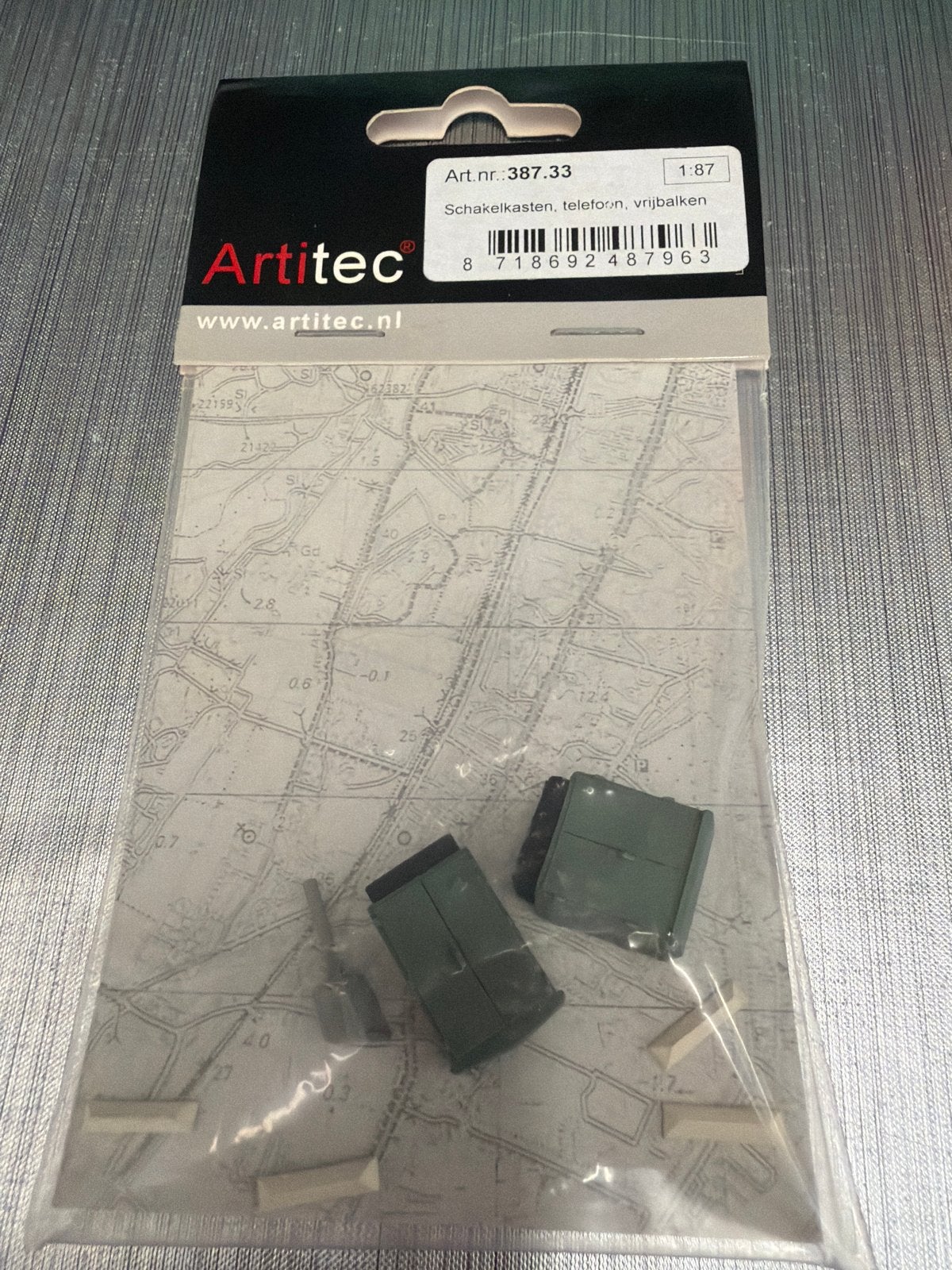 Artitec 387.33 H0 Schakelkasten, telefoon, vrijbalken NIEUW, Hobby en Vrije tijd, Modeltreinen | H0, Overige merken, Gelijkstroom of Wisselstroom