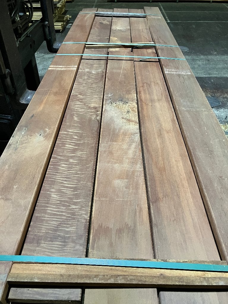 vlonderplanken-planken-Hardhout-Massaranduba-28x187mm, Ophalen, Nieuw, Hout