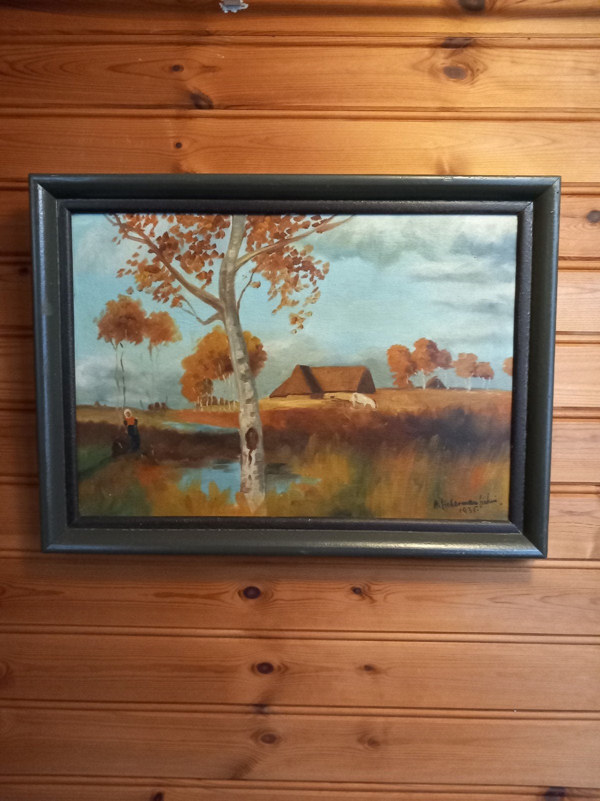gesigneerd schilderij 1935, Ophalen