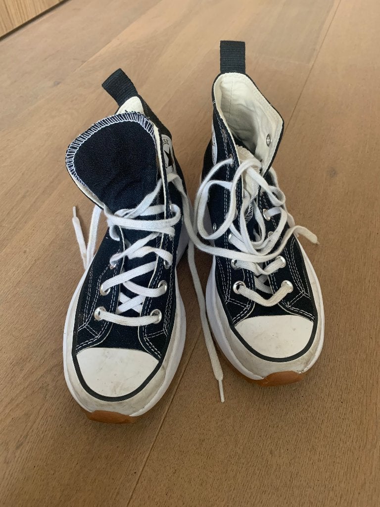 Converse plateau sneakers Run Star Hike, Zwart, Ophalen of Verzenden, Converse All Stars, Sneakers of Gympen