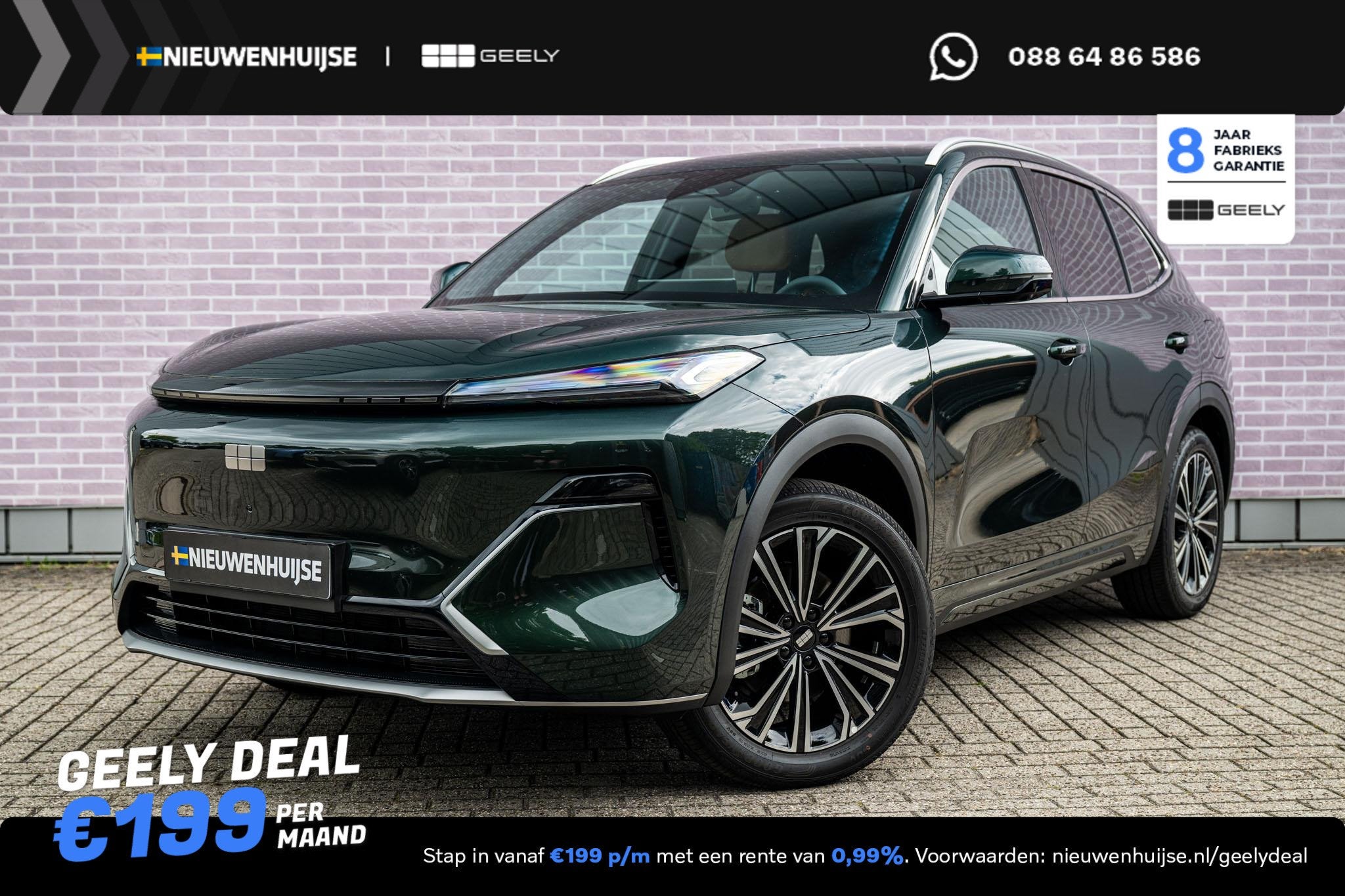 Geely Starray EM-i 1.5 Max+ | 136km Elektrisch bereik | Stoe, 12 maanden, Euro 6, 4 cilinders, 1790 kg