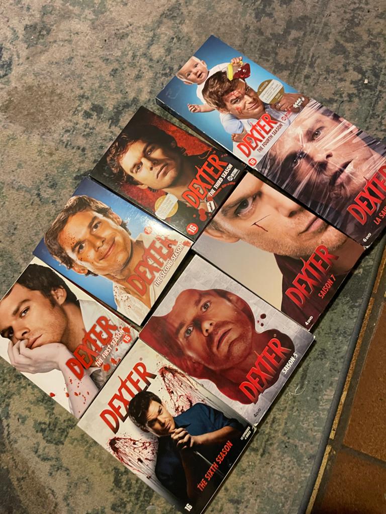 Dexter Complete Serie DVD Boxset (Seizoen 1-8, Vanaf 16 jaar, Boxset, Ophalen of Verzenden, Zo goed als nieuw