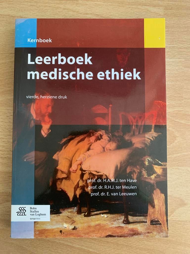 Leerboek medische ethiek - 4e herziene druk, Ophalen of Verzenden, Gamma, Gelezen, WO