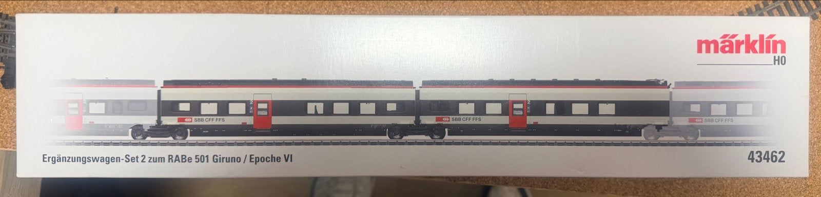 Märklin 43462 Aanvulling Giruno met digitale pantograaf, Wisselstroom, Wagon, Ophalen of Verzenden, Zo goed als nieuw