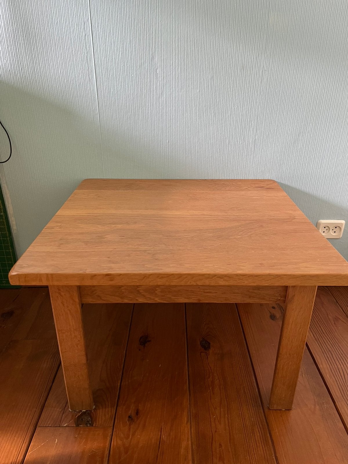 Eiken saloontafel, Huis en Inrichting, Ophalen, Gebruikt, 50 tot 100 cm, Eikenhout