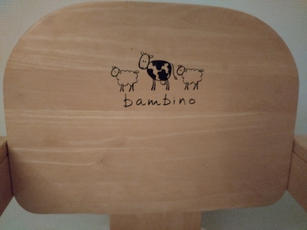 Bambino kinderstoel, Kinderen en Baby's, Ophalen, Zo goed als nieuw, Meegroeistoel, Gordel(s)