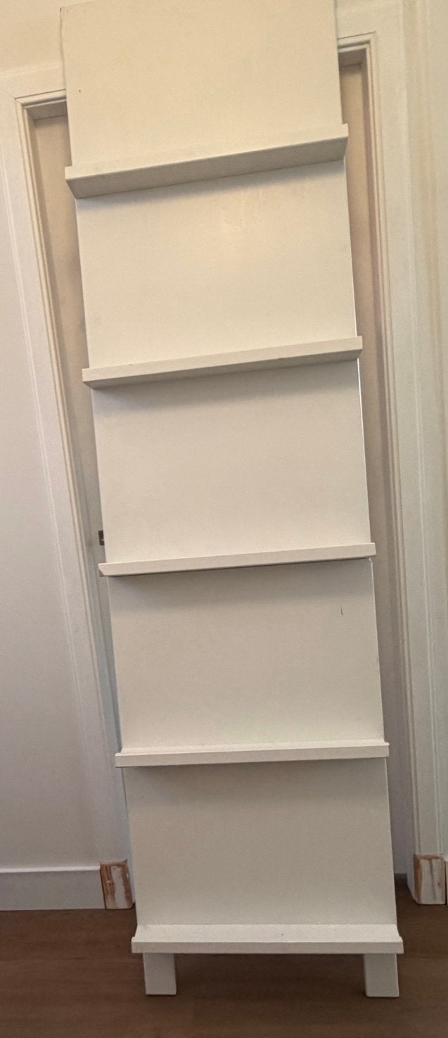 Boeken/Tijdschriften display - 5 planken, Ophalen, Met plank(en), Minder dan 50 cm, Gebruikt