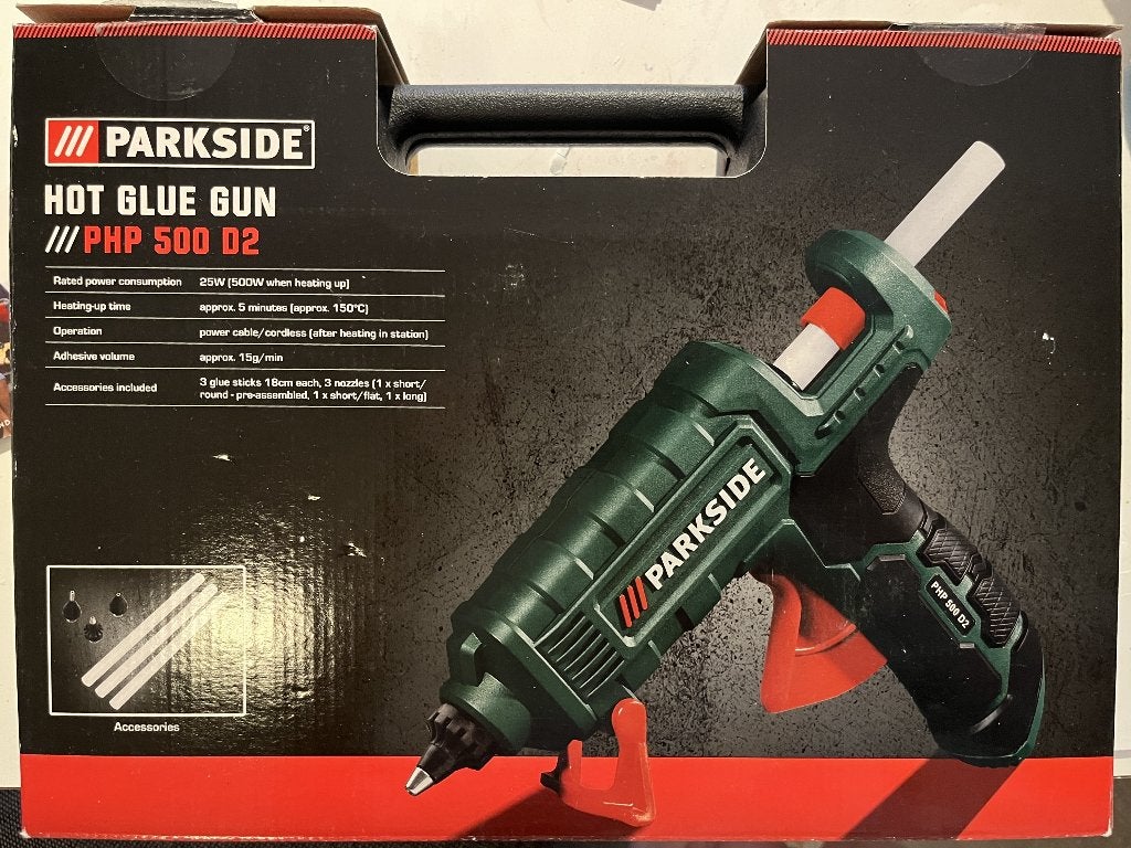 Parkside lijmpistool  25W, Gereedschap of Toebehoren, Ophalen of Verzenden, Zo goed als nieuw, Elektrisch