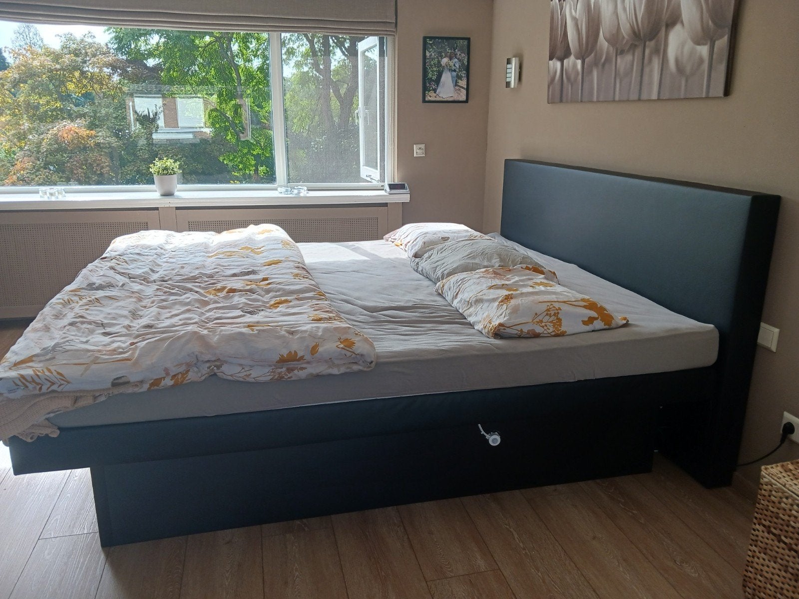 Waterbed 200x220 cm - Zo goed als nieuw, Ophalen, Solo-systeem, Tweepersoons, Zo goed als nieuw