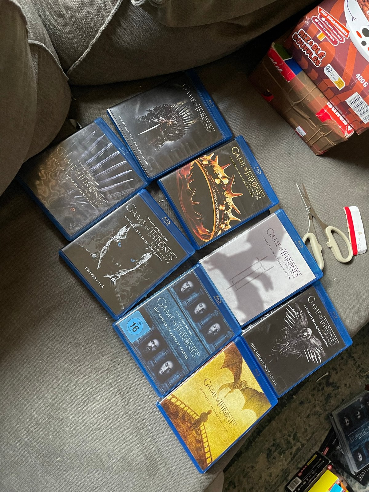 Game of Thrones Complete Serie Blu-ray Boxset (Seizoen 1-8), Vanaf 16 jaar, Nederlands, Science Fiction en Fantasy, Ophalen of Verzenden