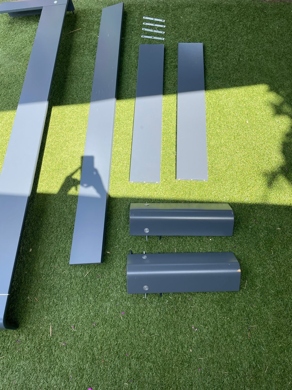 Grijs Auping Auronde bed 120x200 met spiraalbodem en matras, Ophalen, Gebruikt, Twijfelaar, 120 cm