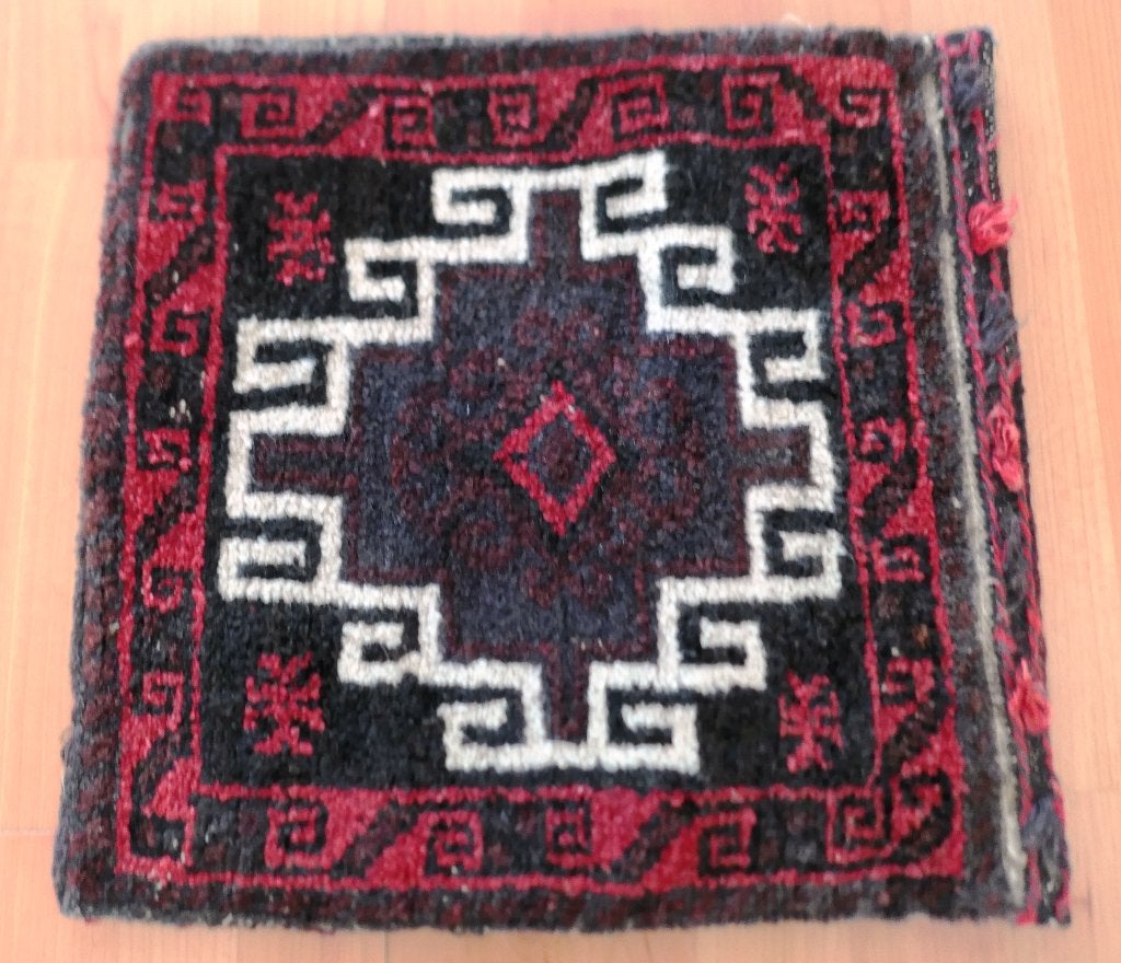 Handgeknoopte Baluch Kussenhoes / Nomadentas (Wollen Torba), Ophalen of Verzenden