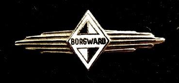 Borgward speld- zwart-wit emaille, Verzamelen, Speldjes, Pins en Buttons, Verzenden, Nieuw, Transport, Speldje of Pin