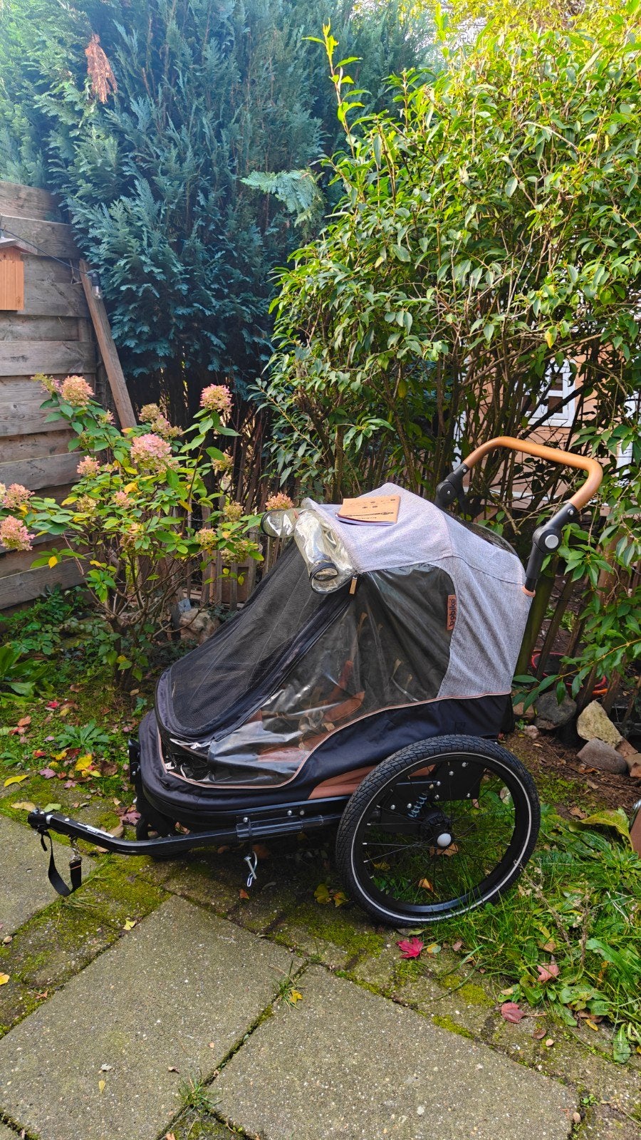 z.g.a.n. BoBike multifunctionele fietskar en wandelwagen, Fietsen en Brommers, Ophalen, Minder dan 20 kg, Opvouwbaar, Zo goed als nieuw