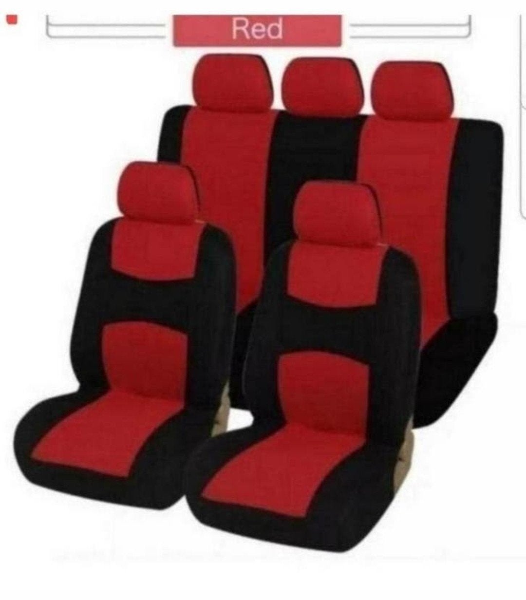 complete stoelhoezenset rood 9 delig €19,99, Ophalen of Verzenden, Nieuw
