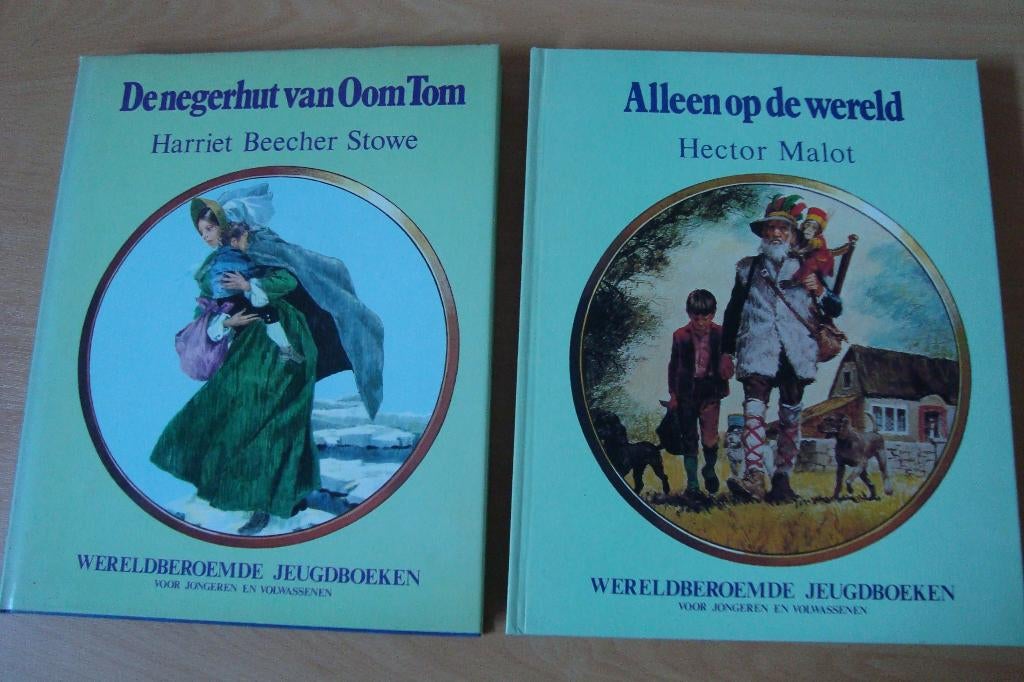 Negerhut van oom Tom en Alleen op de wereld zie foto's, Ophalen of Verzenden, Gelezen, Fictie
