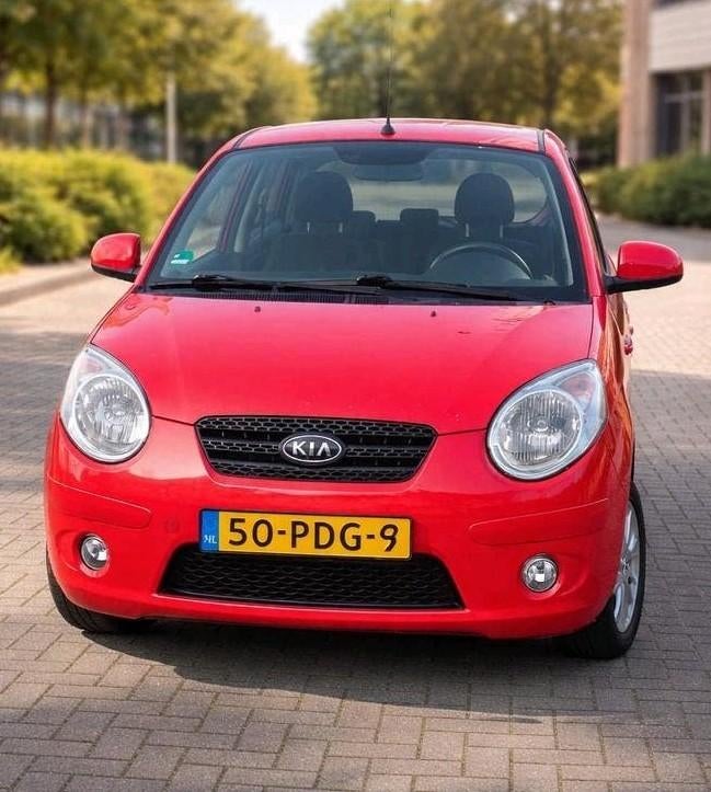 Kia Picanto 1.0 2011 Rood, Auto's, Kia, 4 cilinders, 400 kg, Origineel Nederlands, Bedrijf