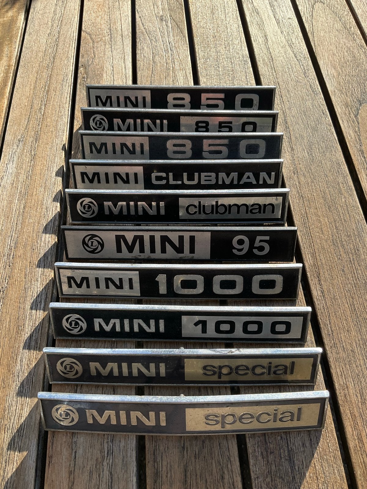 Diverse Mini Emblemen: 850, Clubman, 95, 1000, Special, Auto-onderdelen, Ophalen of Verzenden, Gebruikt, Mini