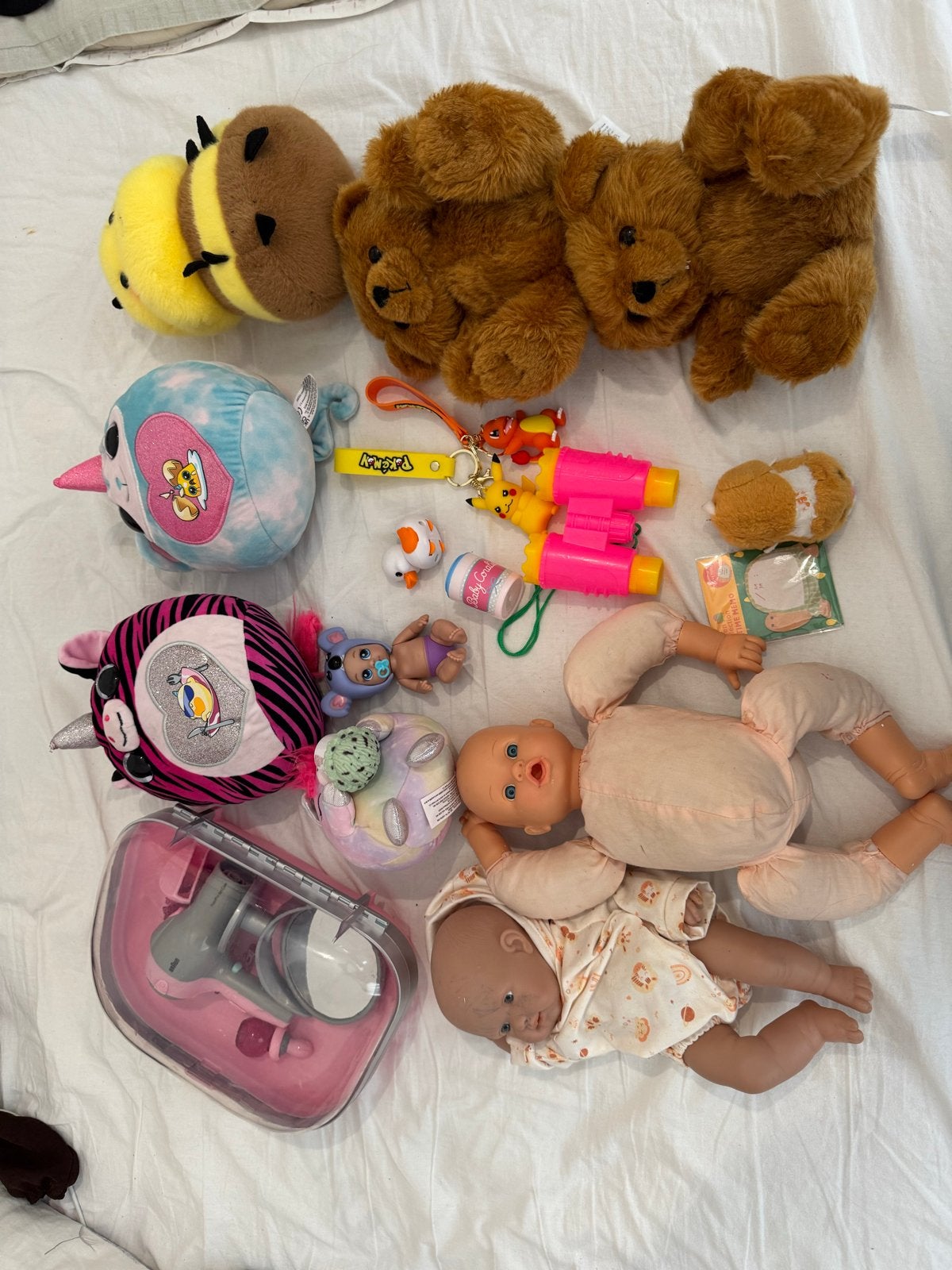 Grote verzameling speelgoed: knuffels, poppen en meer, Ophalen, Gebruikt, Jongen of Meisje