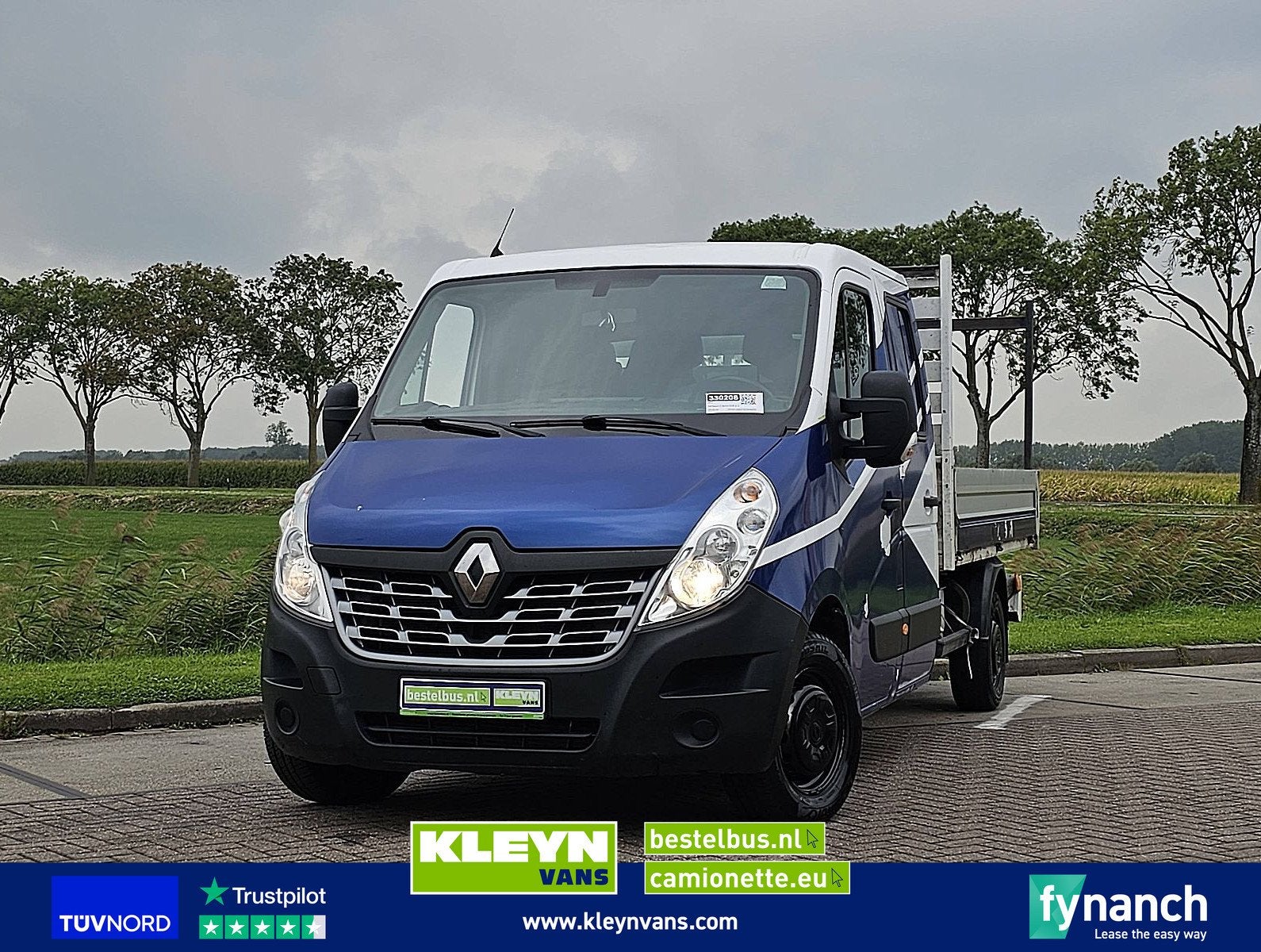 RENAULT MASTER 2.3 dub.cab open-laadbak, Auto's, 145 pk, Gebruikt, Euro 6, Overige kleuren