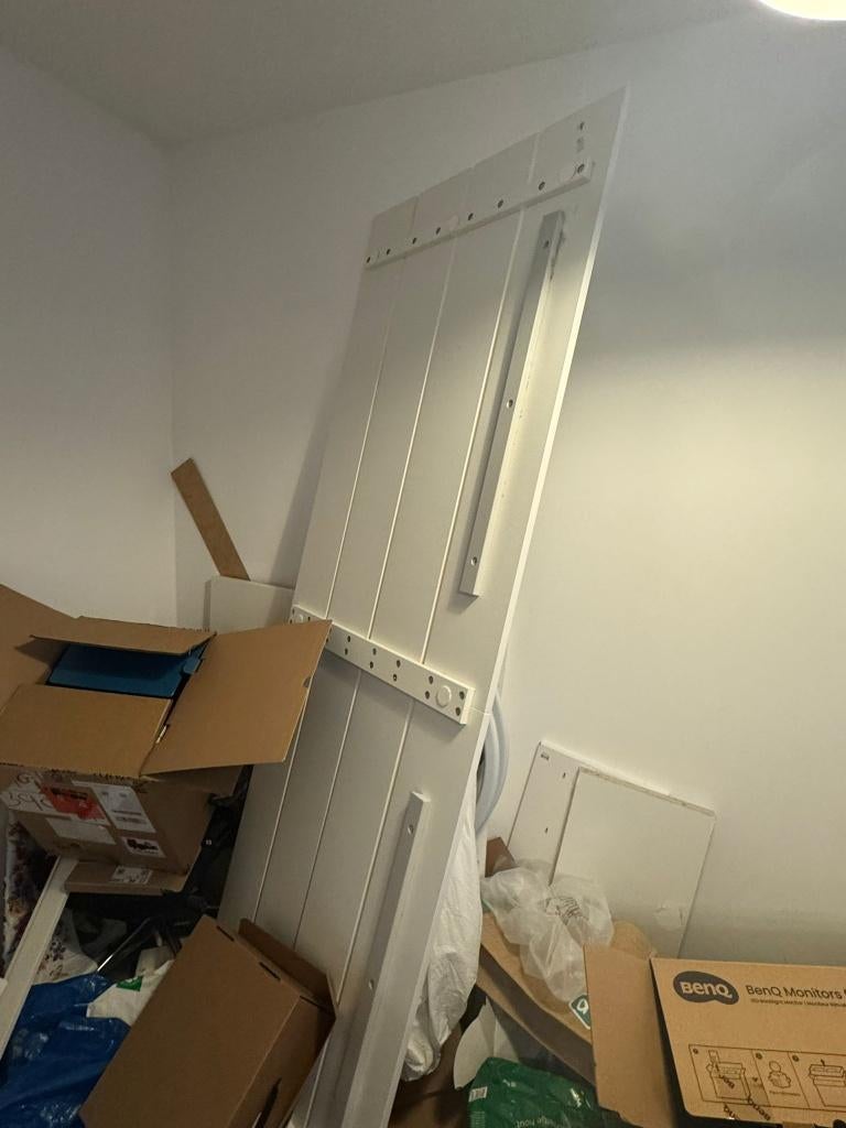Exercise bike + IKEA NORDLI headboard + PAX sliding doors, Huis en Inrichting, Kasten | Kledingkasten, Ophalen, Gebruikt, 150 tot 200 cm