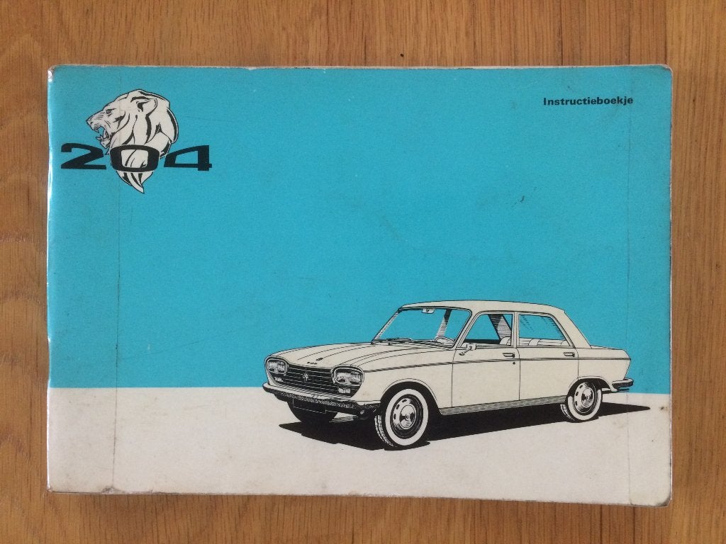 RUILEN: Peugeot 204 oldtimer handleiding instructieboekje, Auto diversen, Handleidingen en Instructieboekjes, Ophalen of Verzenden