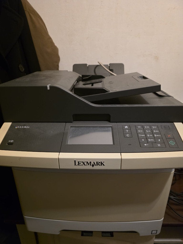laserprinter Lexmark cx410de, Gebruikt, Lexmark, Printer, Laserprinter