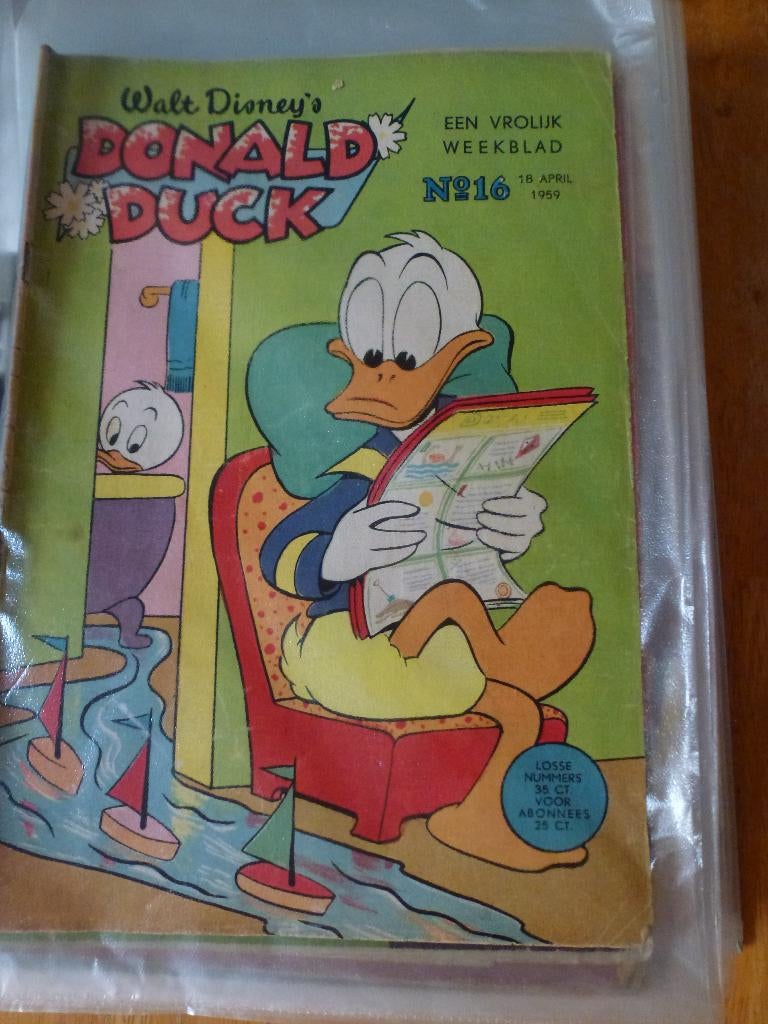 Diverse oude Donald Duck 1959, Eén stripboek, Ophalen of Verzenden, Gelezen