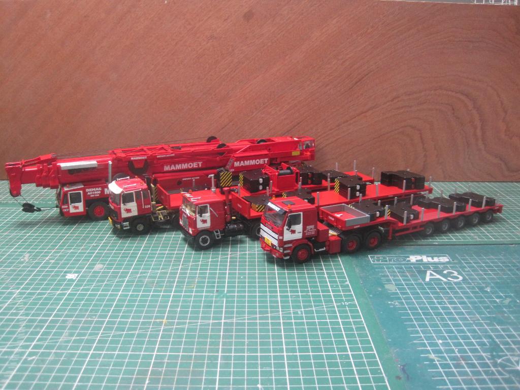 Demag AC 1600 in Mammoet Stoof kleuren, Hobby en Vrije tijd, Modelauto's | 1:50, Nieuw, Hijskraan, Tractor of Landbouw, Overige merken