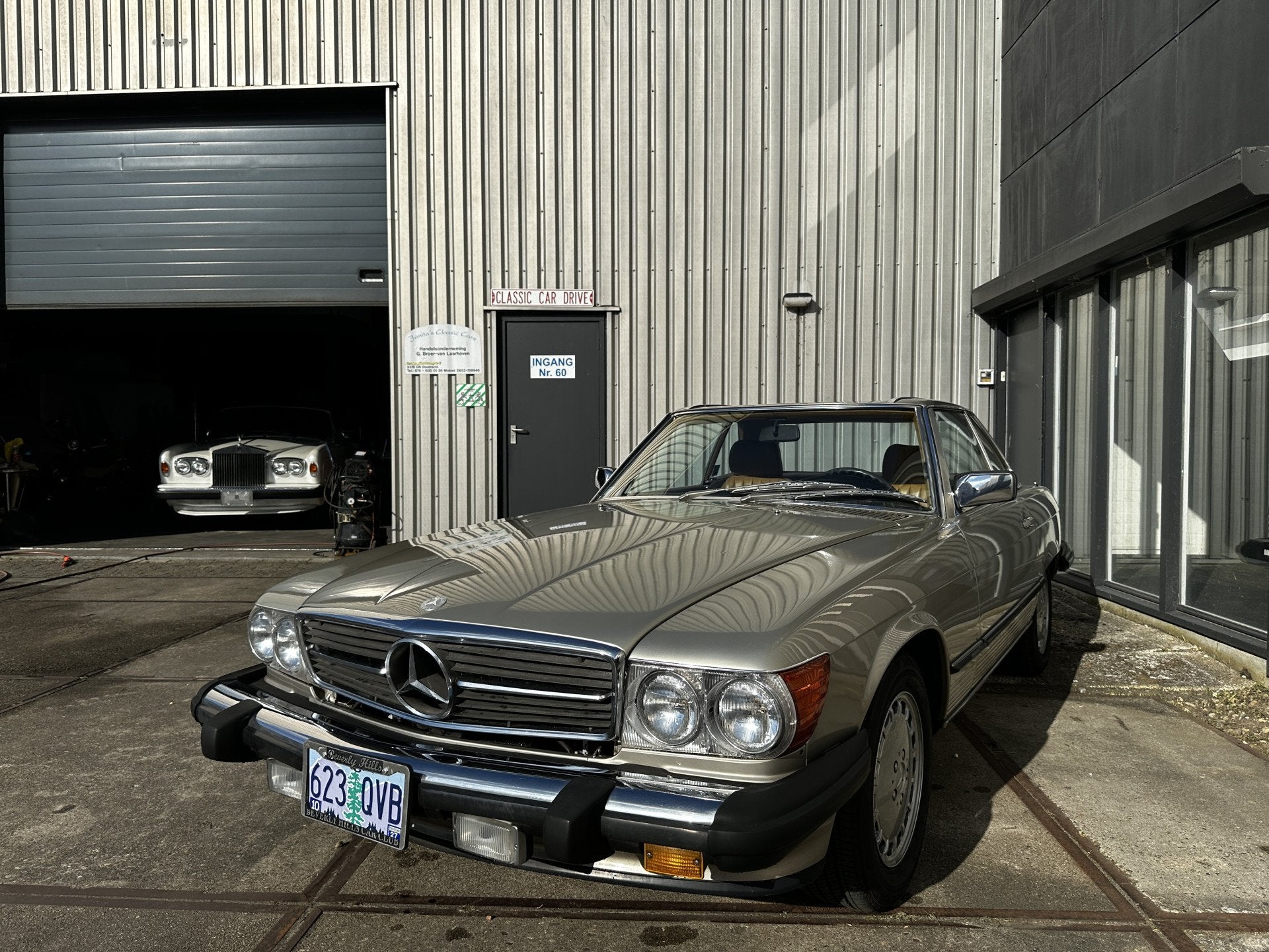 Mercedes-Benz SL-Klasse 560 SL (bj 1989, automaat), Auto's, Automaat, Achterwielaandrijving, 5600 cc, Cabriolet