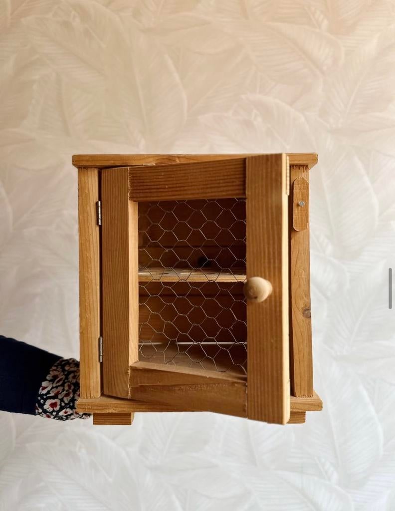 Vintage houten eierkastje (leuk voor pasen ), -, -, Ophalen of Verzenden, Zo goed als nieuw