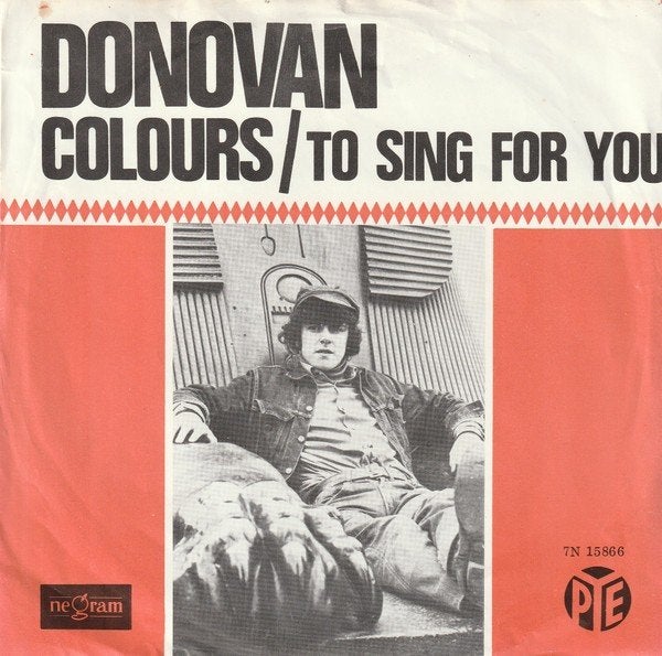 Donovan – Colours  sixties pop folk, Fotohoes, 7 inch, Ophalen of Verzenden, Zo goed als nieuw