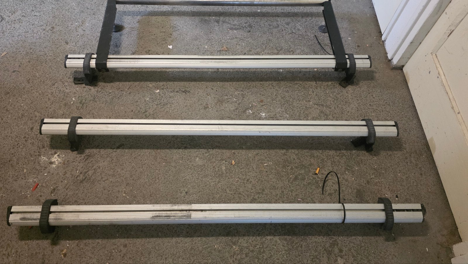 Dakdragers met laadrol en ladderstopper ford costum, Ophalen of Verzenden, Gebruikt