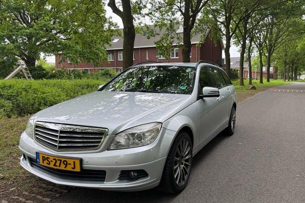 Mercedes C180 Kompressor Estate | Navi | Stoelverwarming, Auto's, Mercedes-Benz, 13 km/l, Zwart, 1435 kg, 1796 cc
