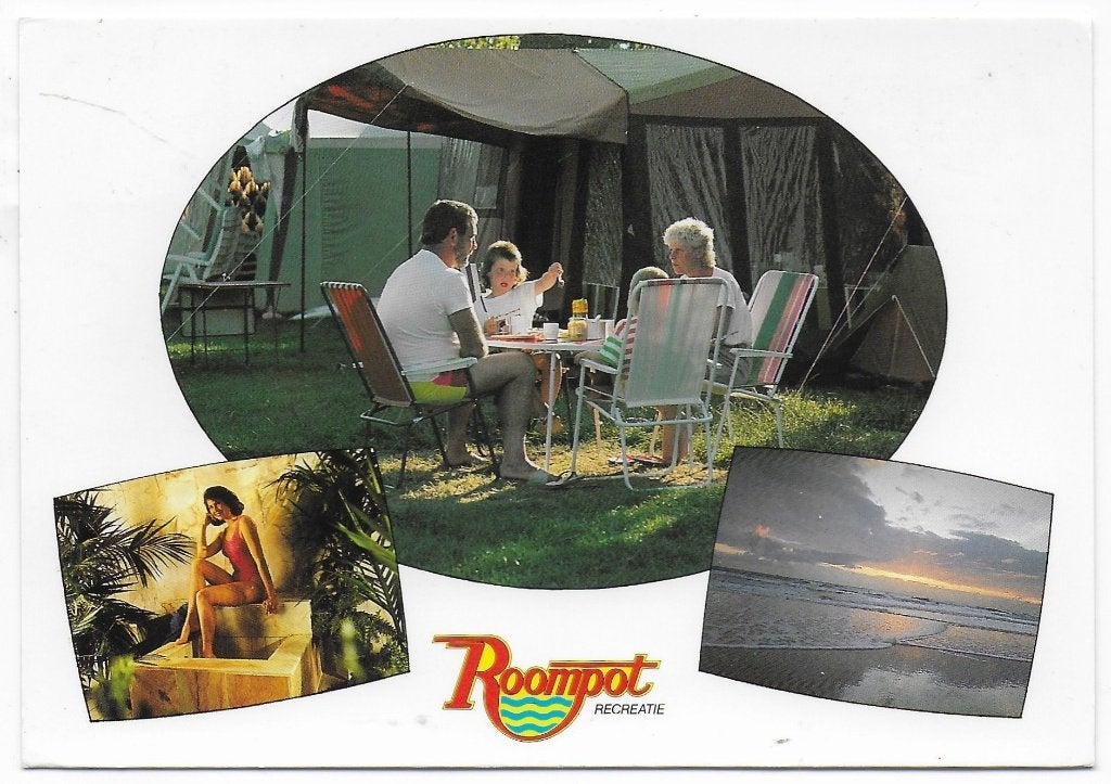 De Roompot vakantiepark Zeeland Ansichtkaart (B2496 gelopen, Ophalen of Verzenden, 1980 tot heden, Gelopen, Zeeland