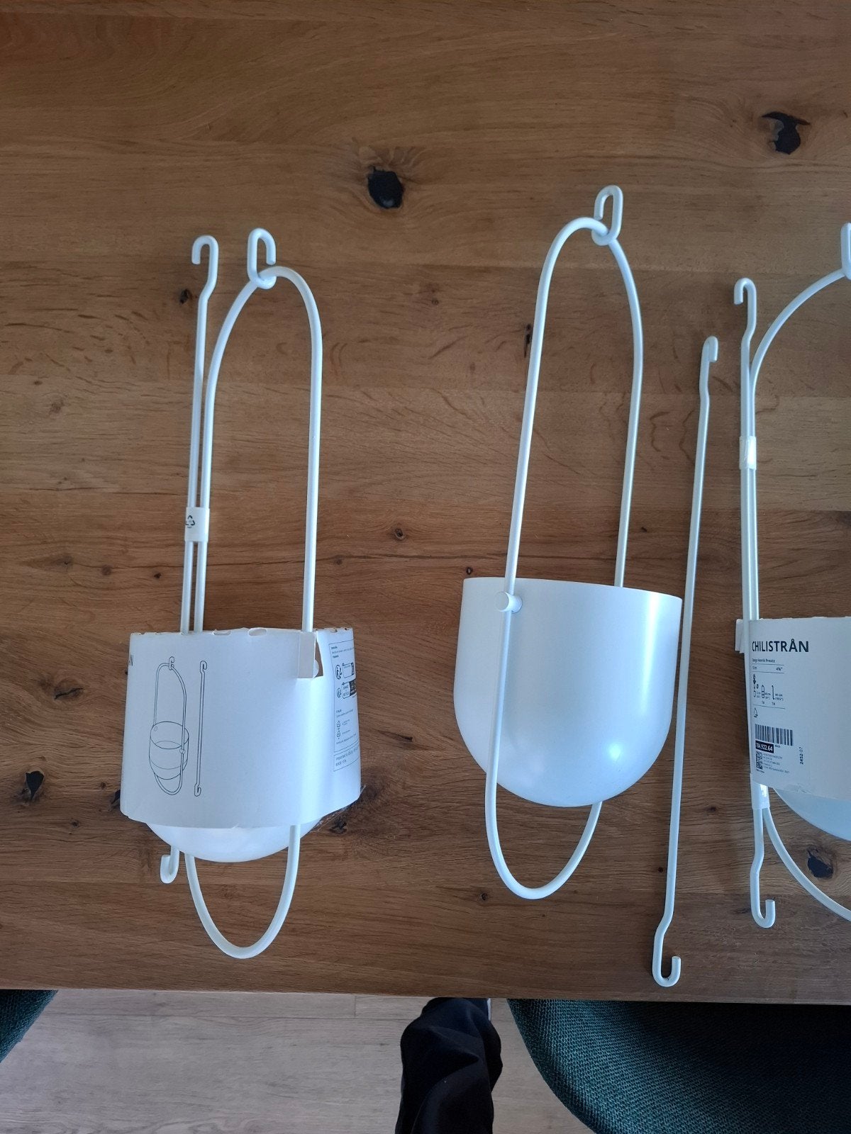 hangende bloempotten (4 stuks), Tuin en Terras, Minder dan 30 cm, Minder dan 60 cm, Rond, Nieuw