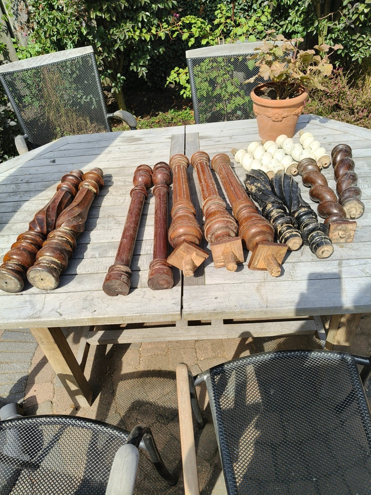 draaiwerk  van hout, Antiek en Kunst, Ophalen