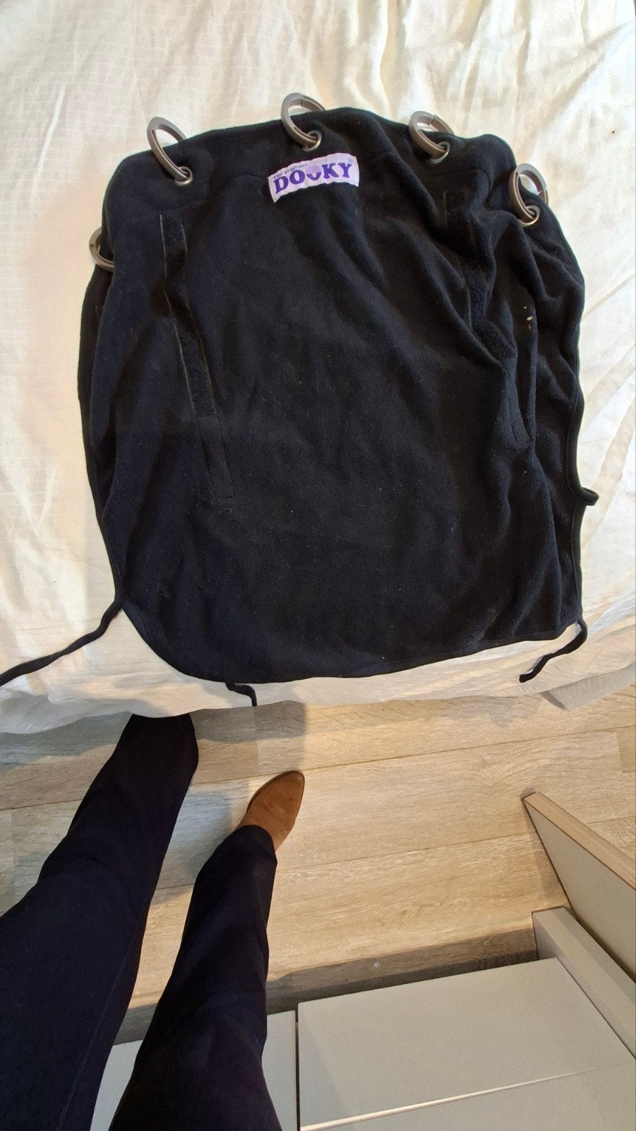 Dooky Original Zonnedoek / Kinderwagenscherm Zwart, Ophalen of Verzenden, Zo goed als nieuw, Overige merken