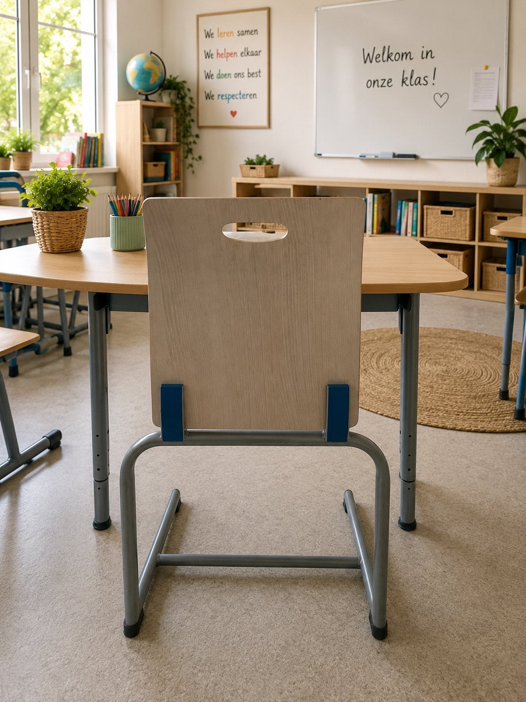 Ahrend schoolstoelen - ca. 30 stuks, Ophalen, Gebruikt, Overige kleuren, Vijf, Zes of meer stoelen