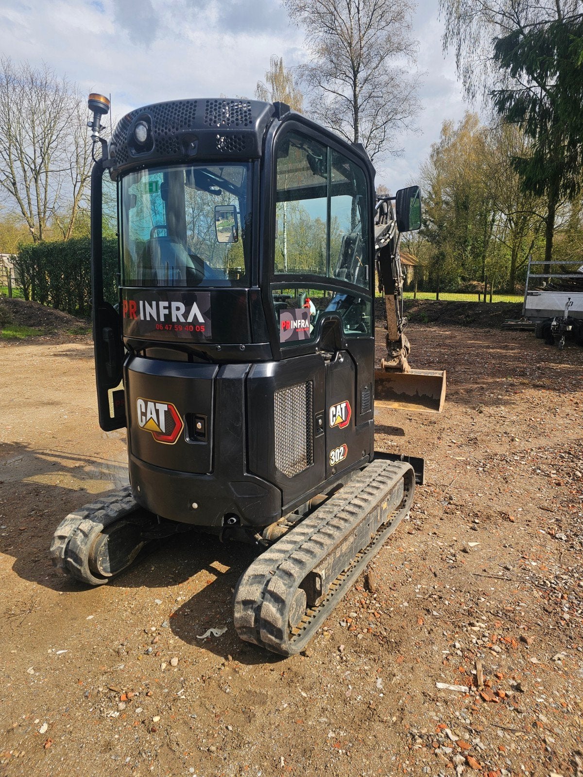 Cat 302 minigraver, Zakelijke goederen, Machines en Bouw | Kranen en Graafmachines, Ophalen, Graafmachine