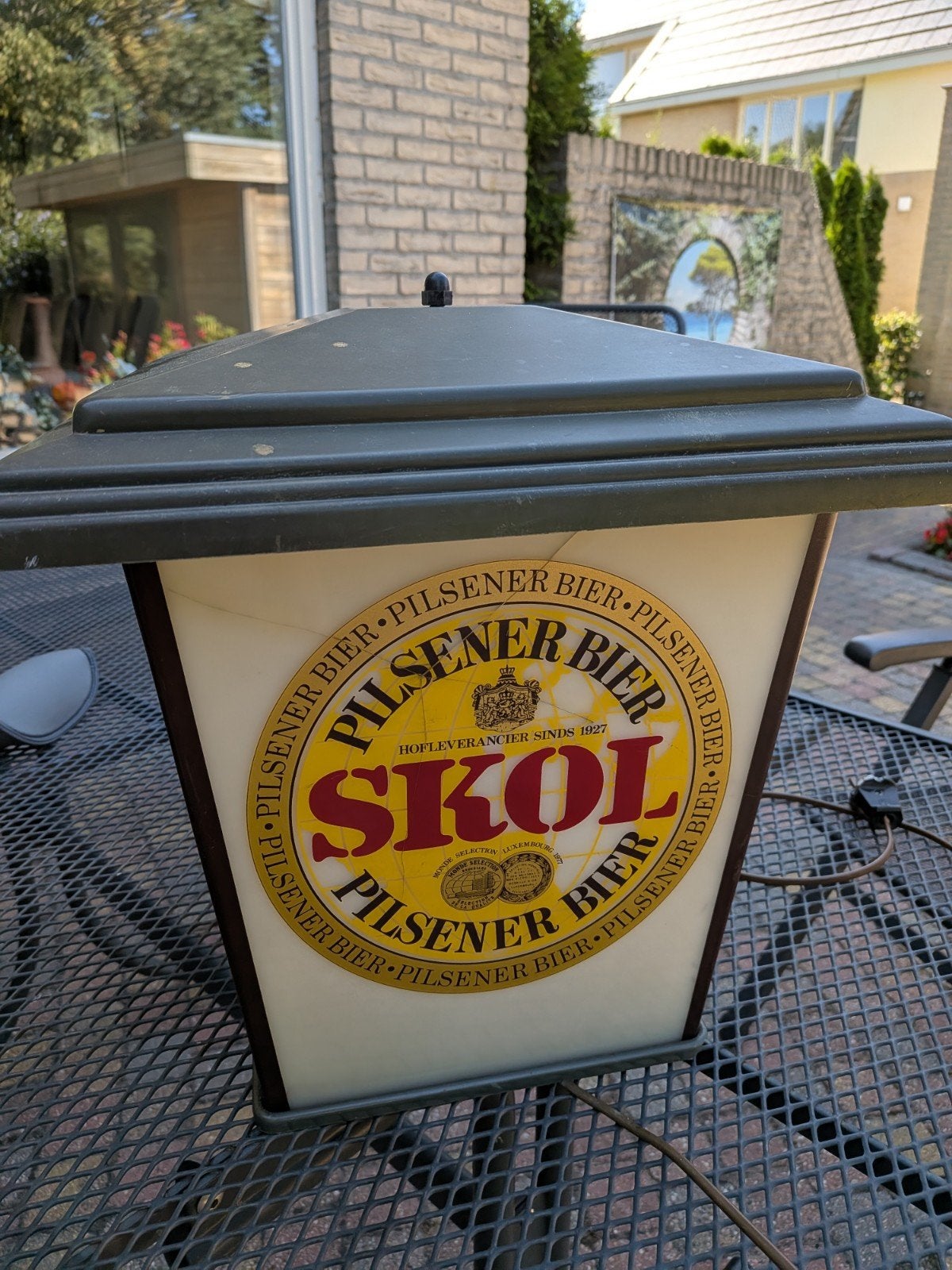 Skol verlichting, Ophalen, Reclamebord, Plaat of Schild, Overige merken