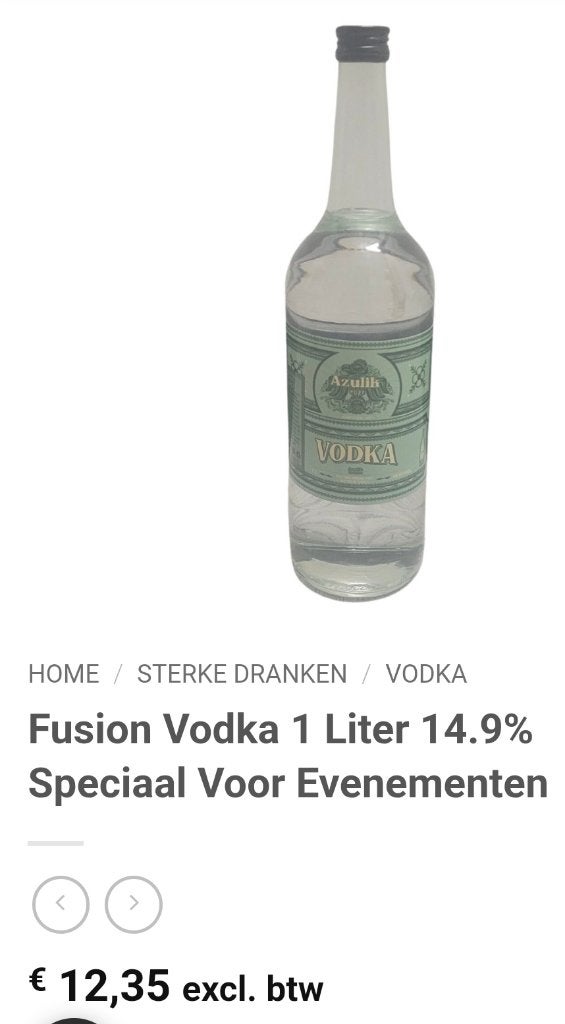 Azulik 2022 Fusion Vodka, Ophalen of Verzenden, Nieuw
