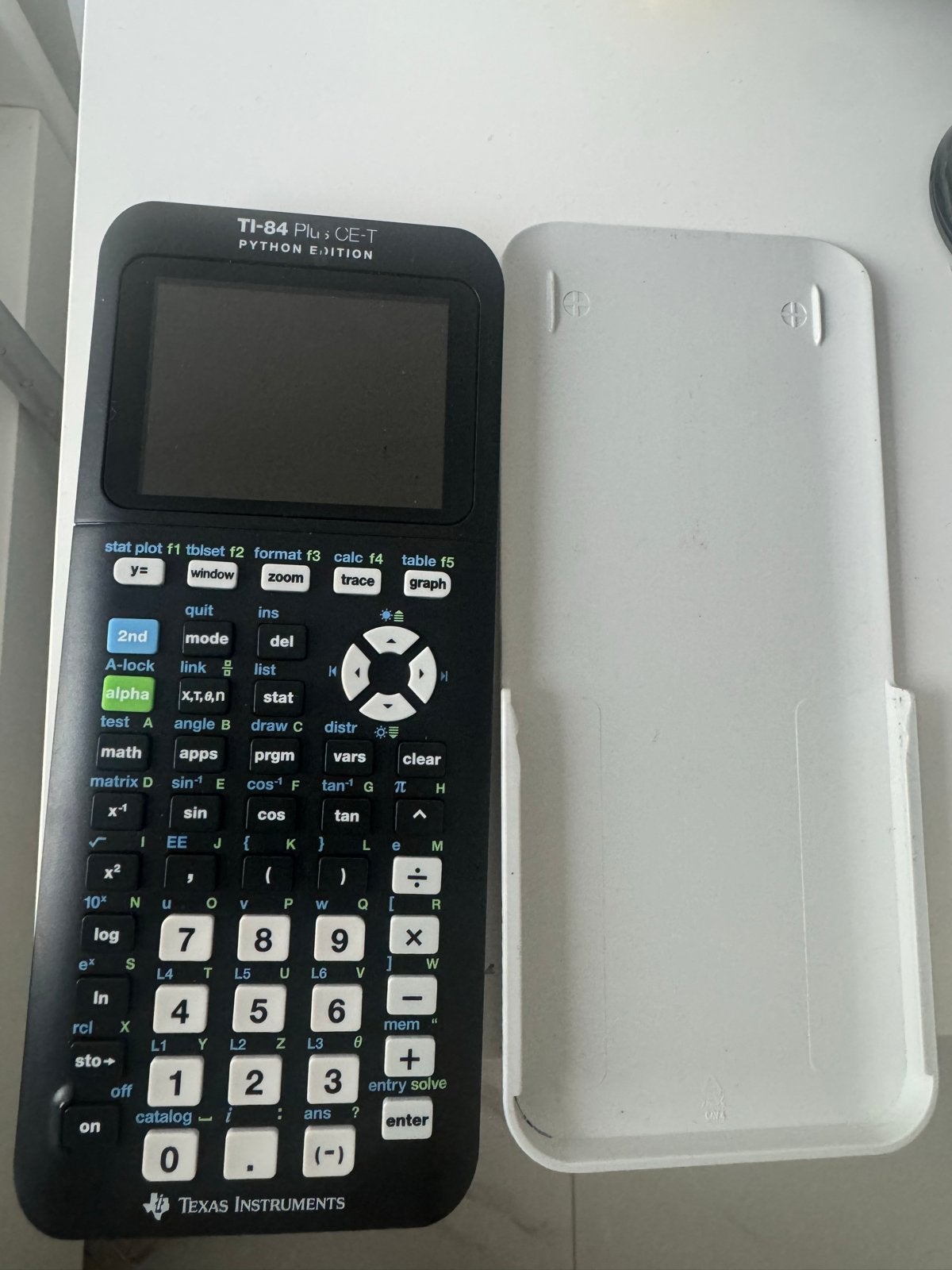 Texas Instruments TI-84 Plus CE-T Python Edition, Ophalen of Verzenden, Grafische rekenmachine, Gebruikt