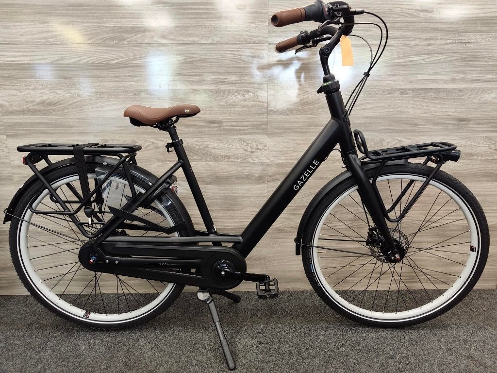 Gazelle Bloom C7 L53 Black 7 vers, schijfremmen(Art, 8054), Fietsen en Brommers, Ophalen, 2 zitjes, 56 cm of meer, Zo goed als nieuw