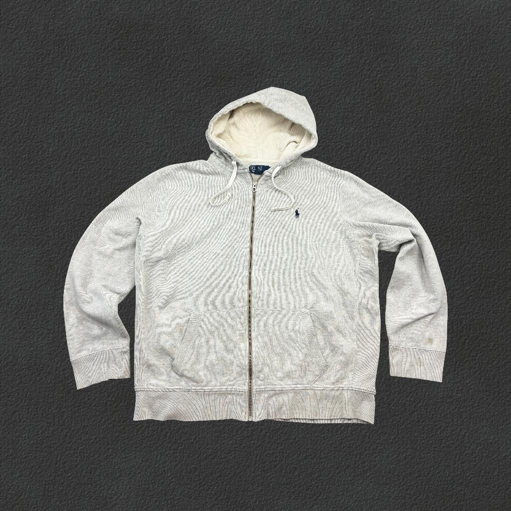 (1025) Grijze Ralph Lauren Zip Vest - Heren XXL - Zeer Goed, Kleding | Heren, Truien en Vesten, Zo goed als nieuw, Overige maten
