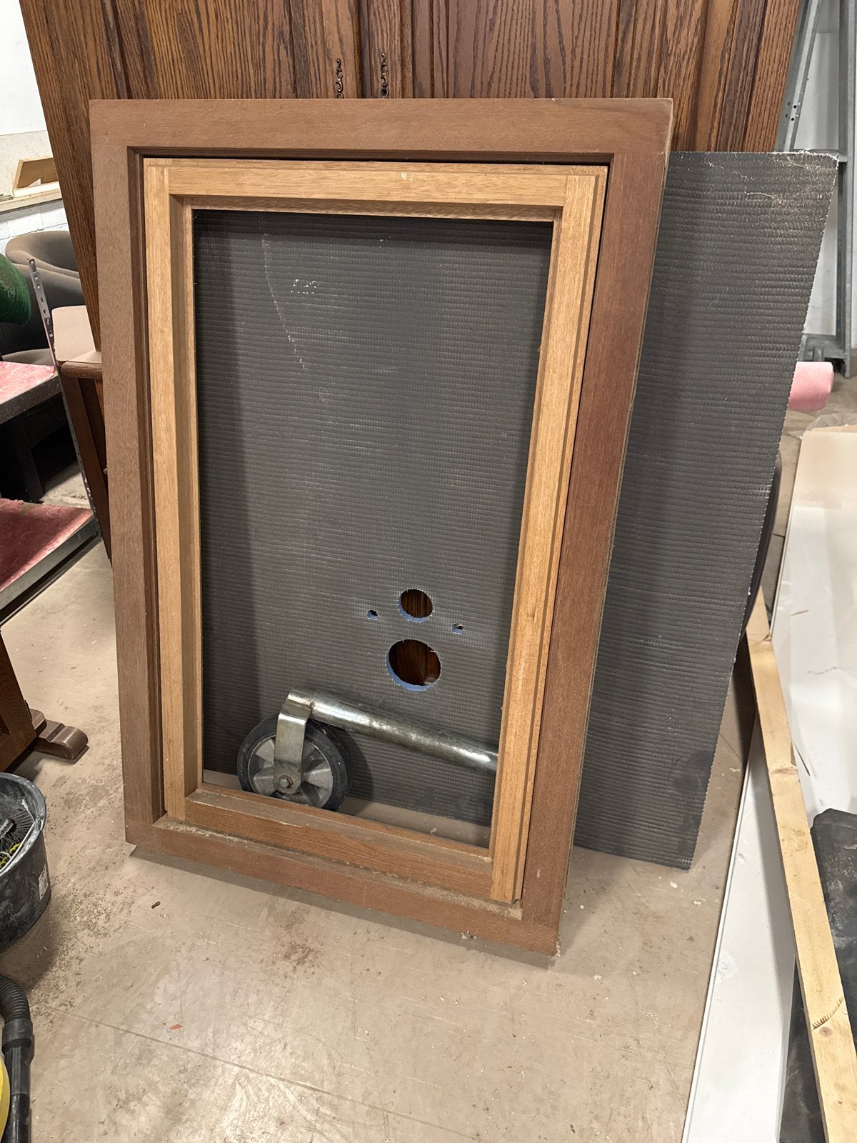 Nieuw Hardhout Meranti Kozijn met Raam 90x138 cm, Doe-het-zelf en Verbouw, Kozijnen en Schuifpuien, Ophalen, Raamkozijn, Nieuw