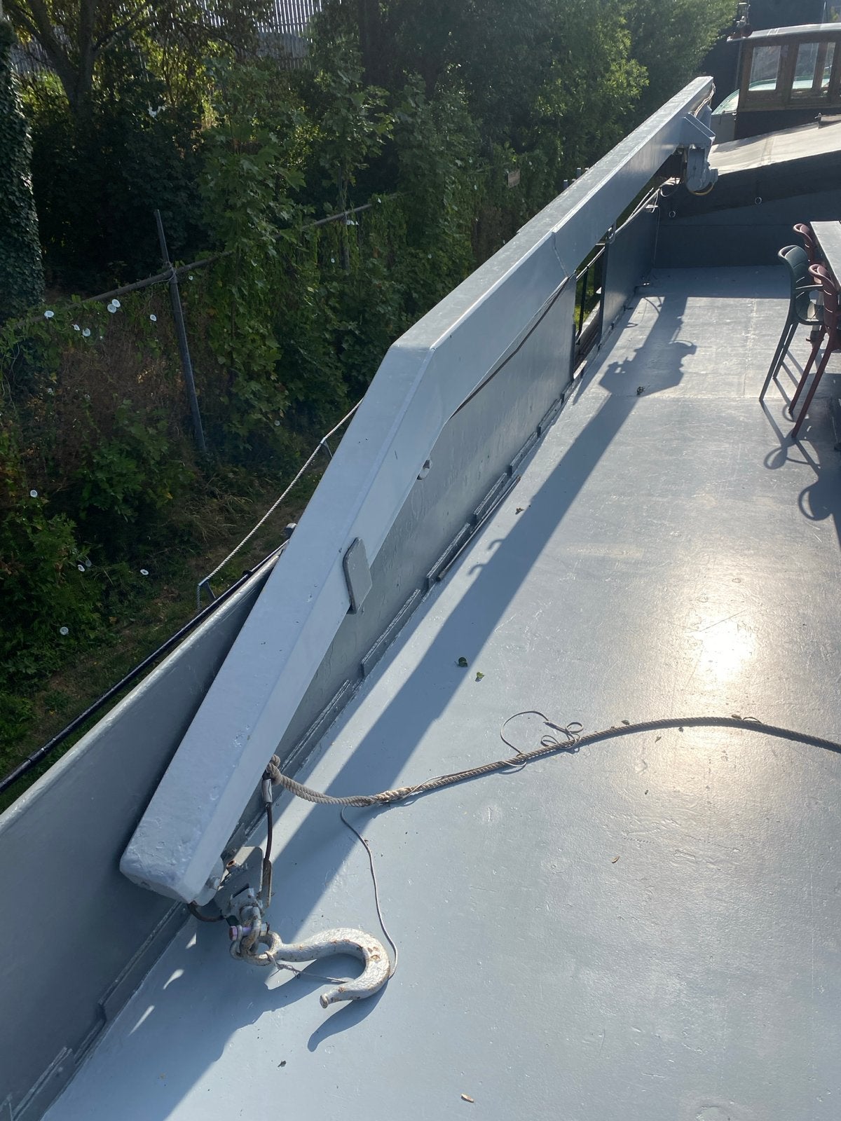 Hydraulische autokraan voor schip 1500kg 9m werkend, Ophalen, Gebruikt, Overige typen