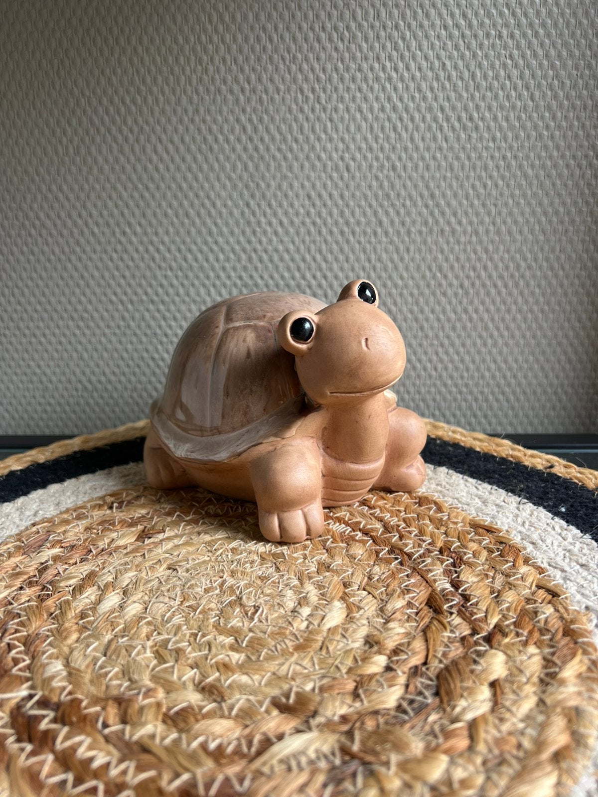 Keramische schildpad woondecoratie / vintage look, Ophalen of Verzenden, Nieuw, Dier
