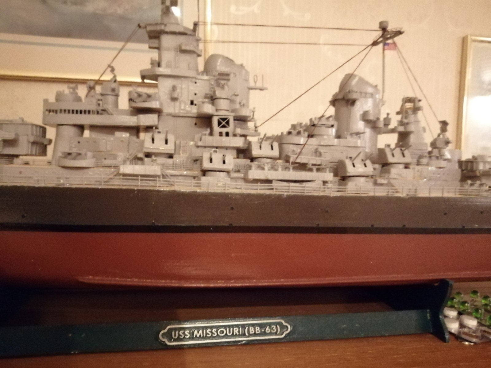 slag schip missoeri, Hobby en Vrije tijd, Ophalen of Verzenden, Nieuw, 1:50 tot 1:200, Overige merken